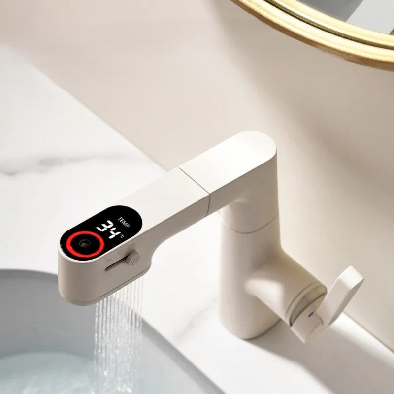 Three-Mode Waterflow LED Display Smart Faucet - Image 0