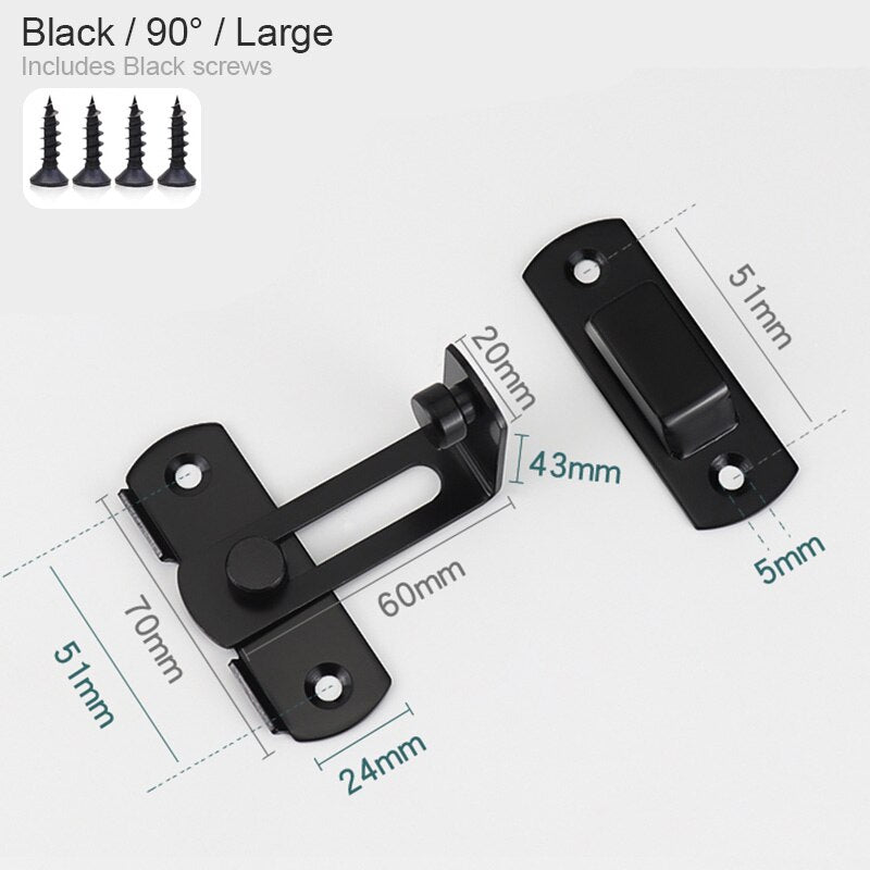 Sliding Simple Cabinet Closet Lock - Image 12
