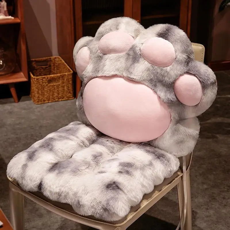 Cozy Cat Paw Plush Seat Pillow - Image 6