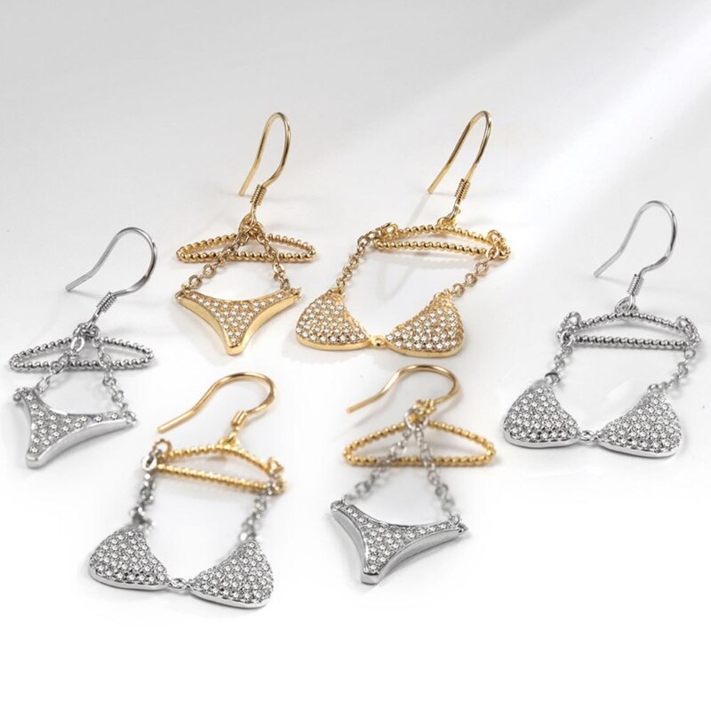 Sun Kissed Bikini Shape Earrings - Image 1