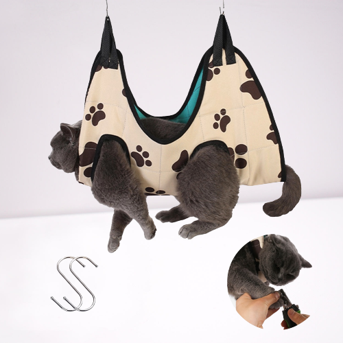 Cozy Cloud Cat Grooming Hammock - Image 0