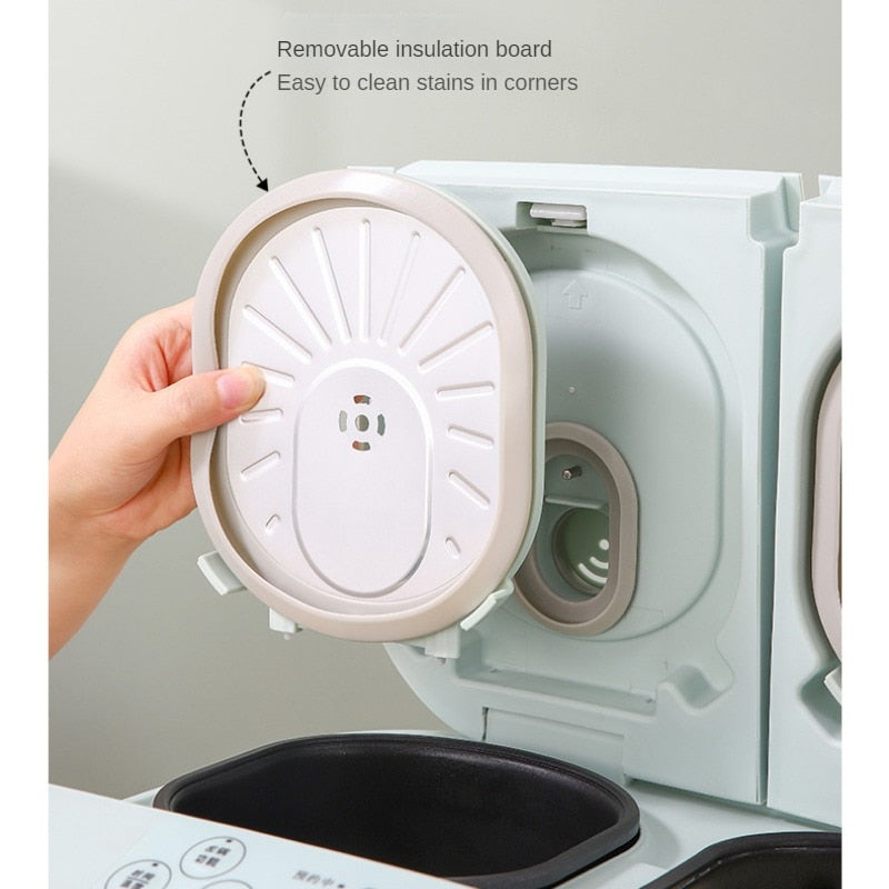All-In-One Double Container Intelligent Electric Rice Cooker - Image 2