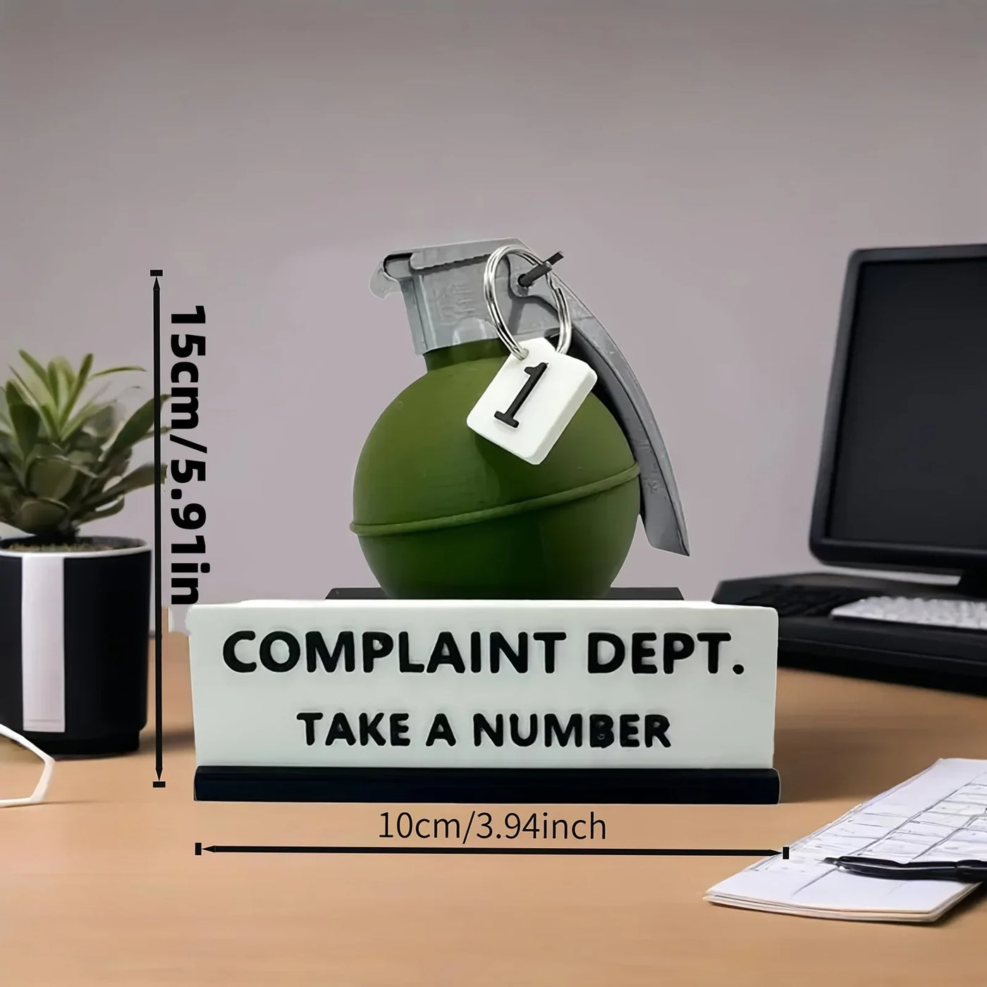 Passive-Aggressive Office Energy Desk Sign - Image 5