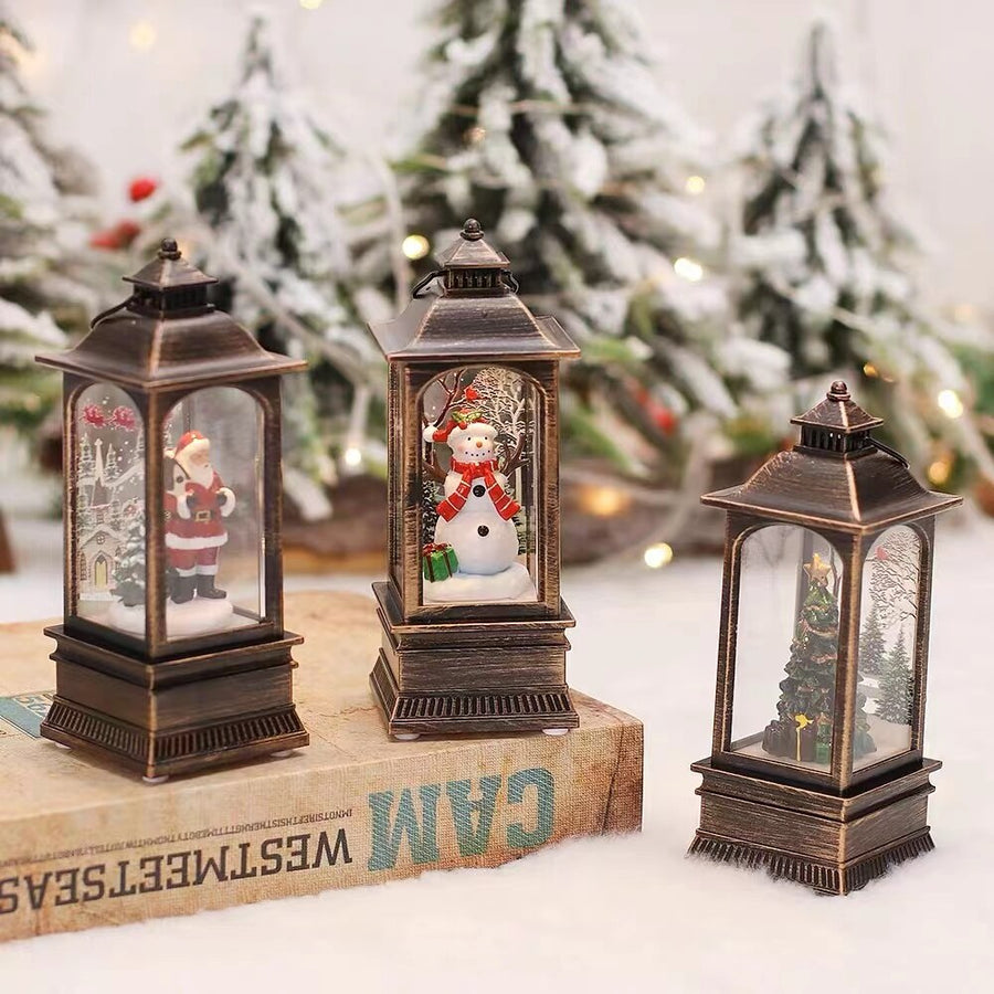 Retro Mini Christmas Lantern - Image 4