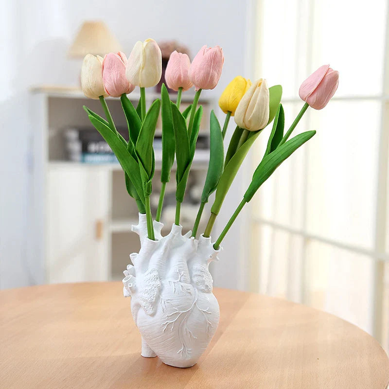 Lovesick Anatomical Heart Ceramic Flower Vase - Image 2
