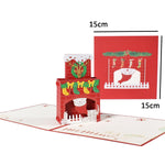 3D Pop-Up Cheerful Christmas Gift Cards