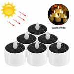 Solar-Powered Mini Candle Lights