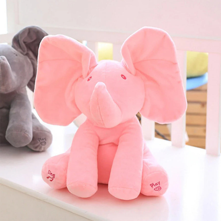 Playful Tunes Electric Hide and Seek Plush Elephant - Image 10