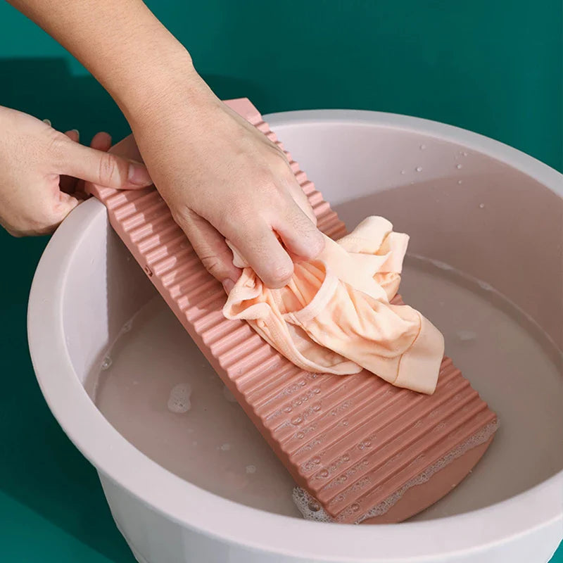 Thickened Plastic Integrated Washboard Compact Washbasin - Image 2