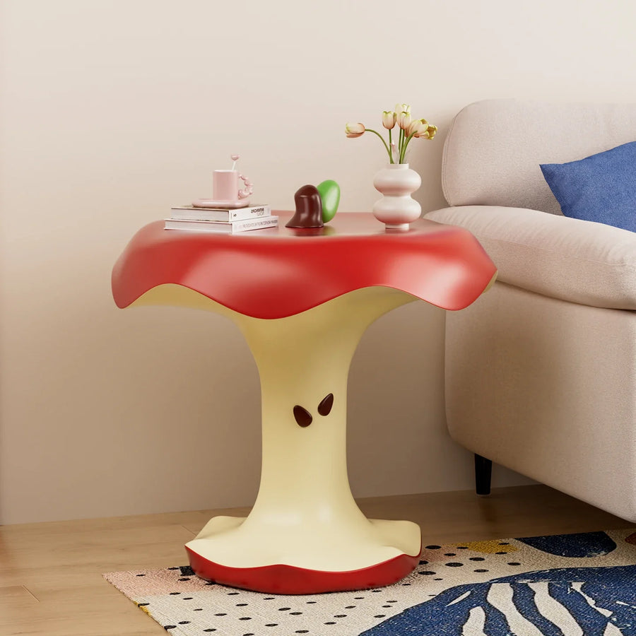 Bitten Apple Modern Side Table - Image 3