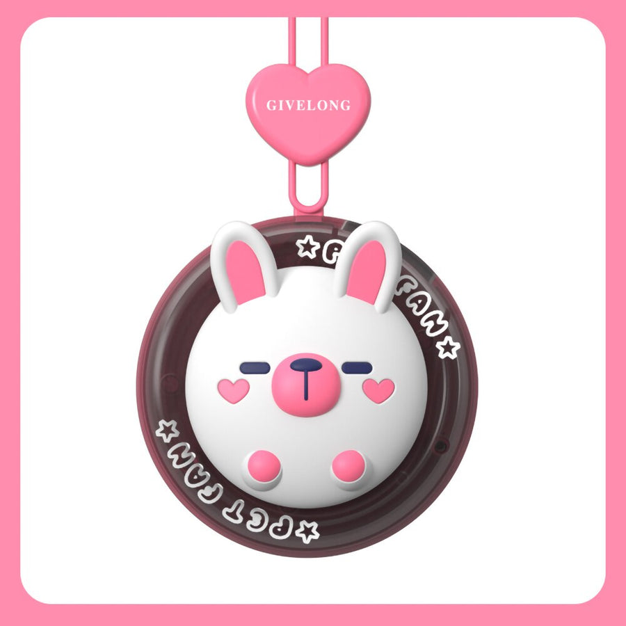 Cartoon Animal Mini Kids Neck Fan - Image 6