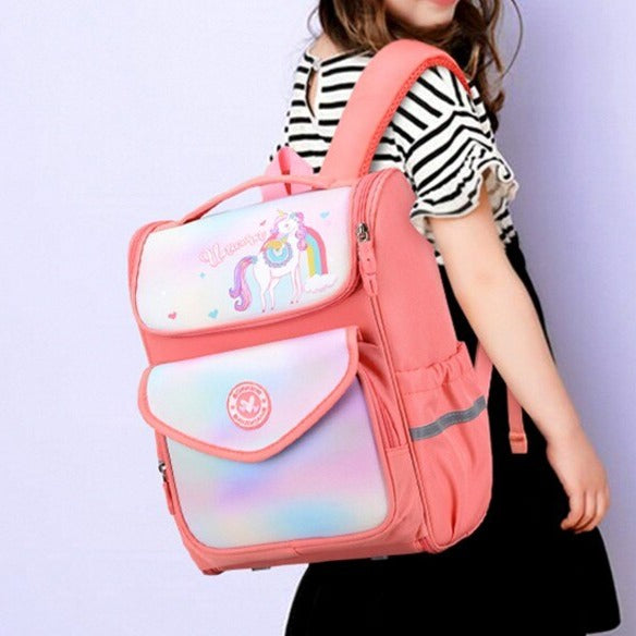 Reflective Large Waterproof Kids School Bag - Image 0