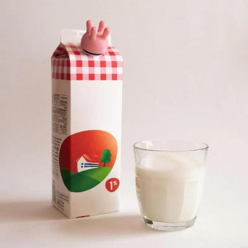 Spill Prevention Reusable Cow Milk Pourer Lids - Image 7