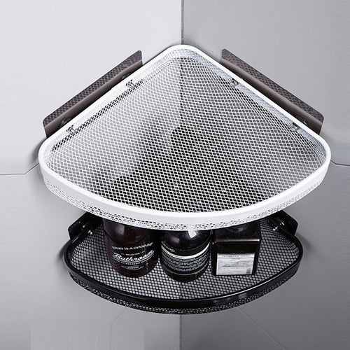 Corner Frame Bathroom Shower Organizer Shelf - Image 0
