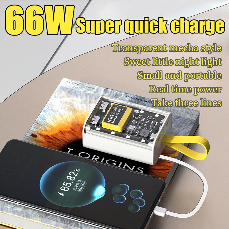Transparent Insight Quick Charge Powerbank - Image 5