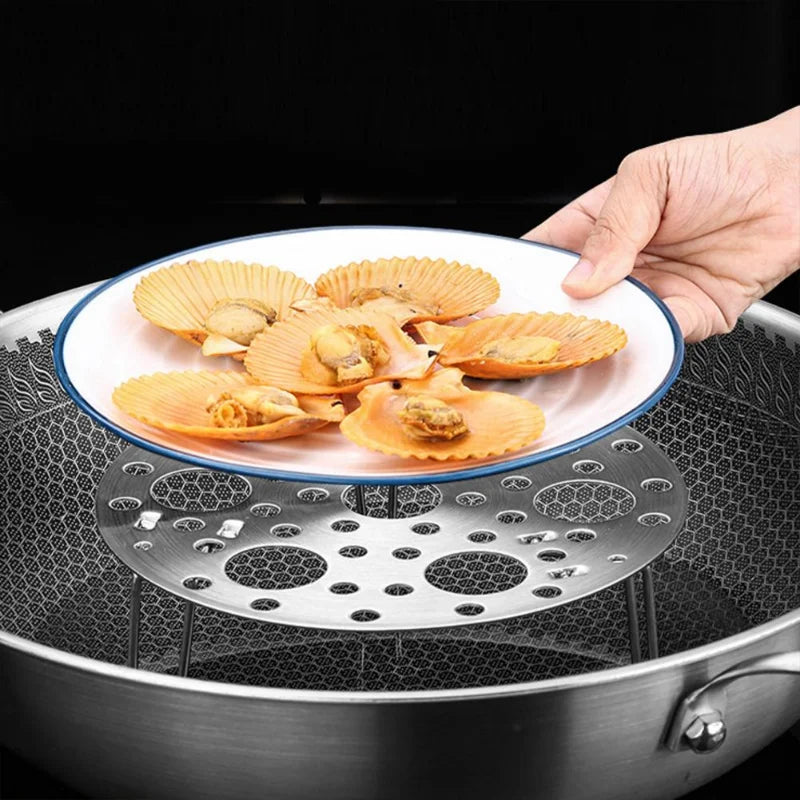 Stainless Steel Chef's Choice Steamer Fryer Rack - Image 4