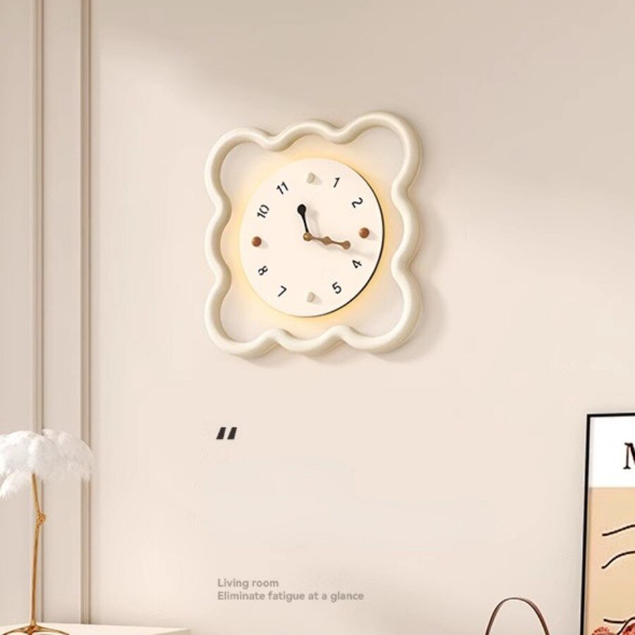 Sleepy Cloud Silent Wall Clock