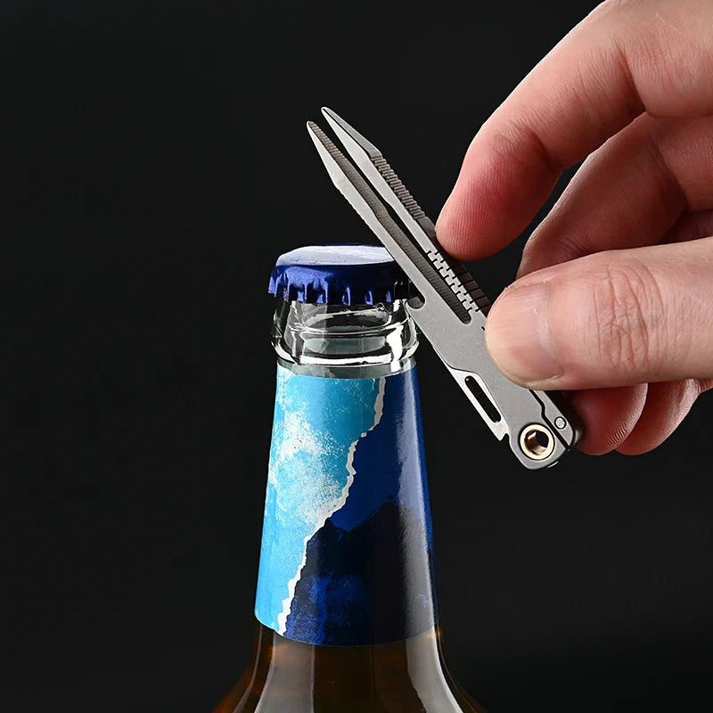 All Day Titanium Tweezer Knife Multifunctional Tool - Image 6