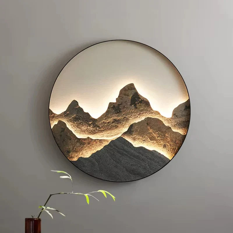 Zen-Inspired Landscape View Artsy Wall Decor - Image 3
