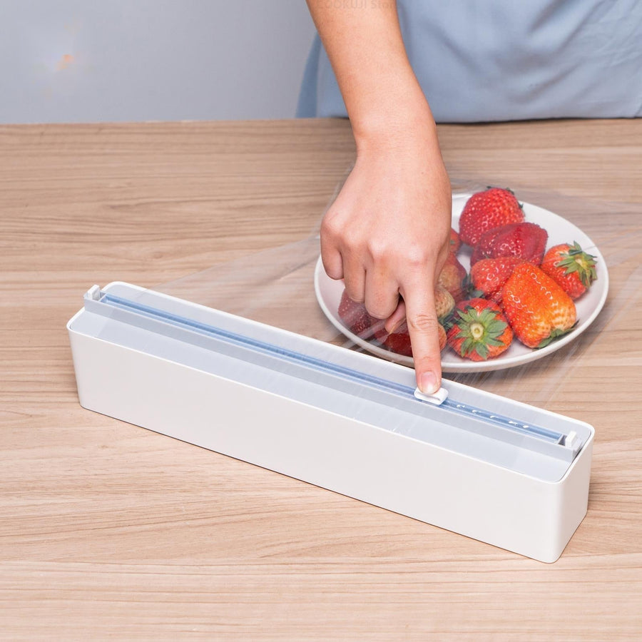 Wall-Mounted Adjustable Plastic Wrap Dispenser - Image 2