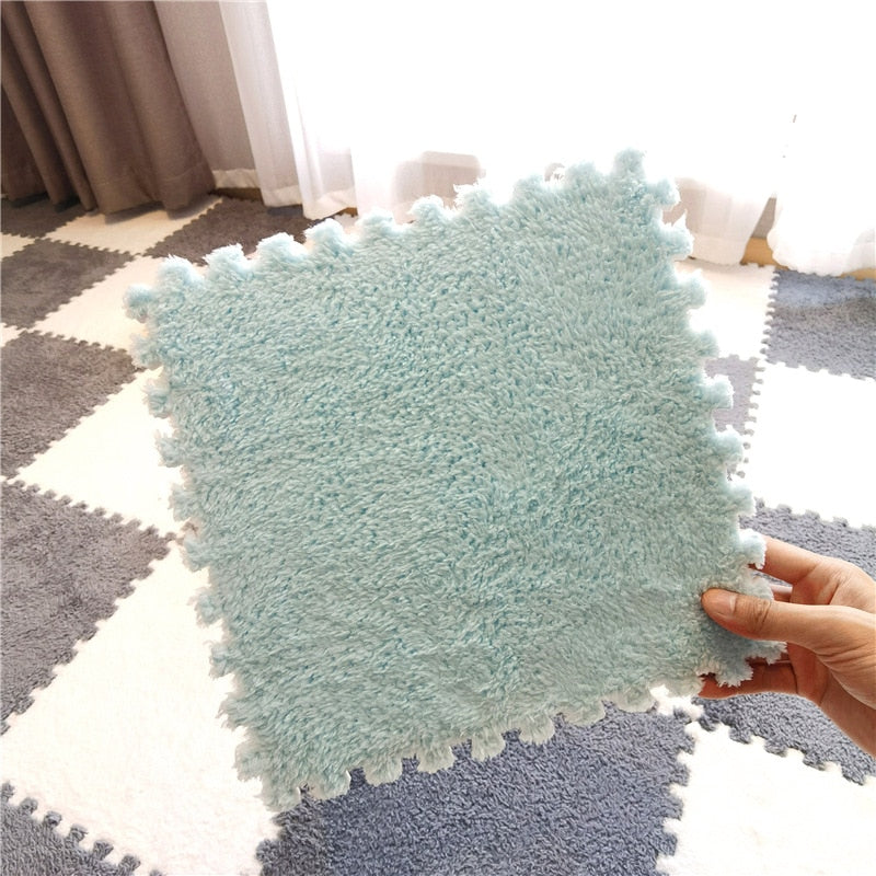 DIY Winter Plush Puzzle Mat - Image 13