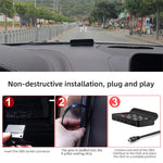 Digital HUD System Windshield Car Speedometer