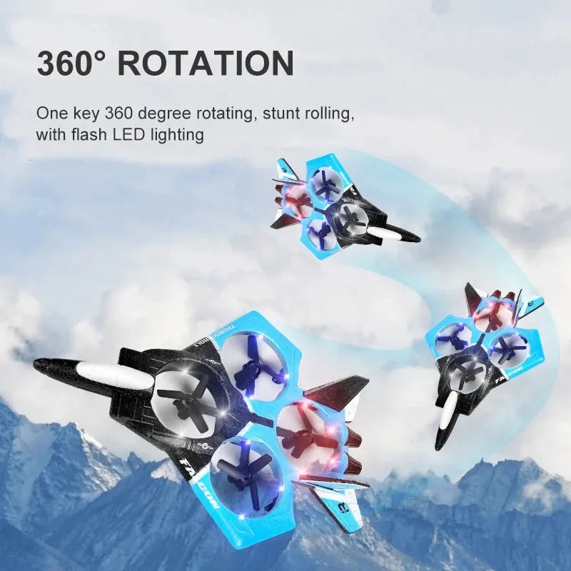 Durable Foam Remote Control Drone Toy Plane - Image 2