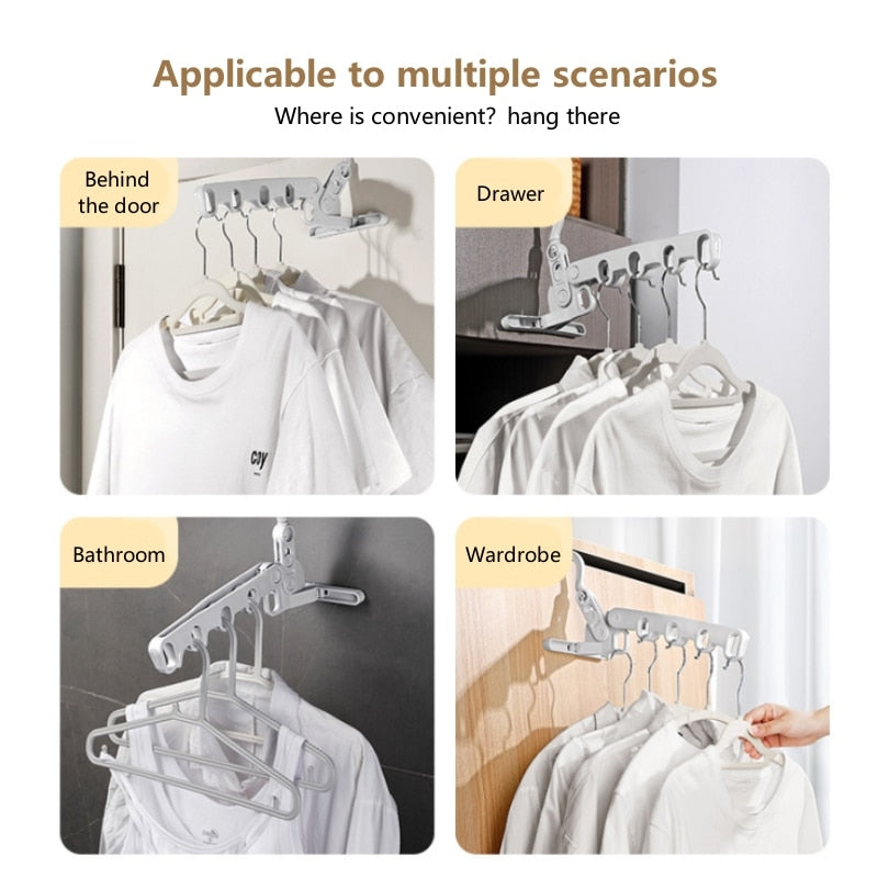 Travel Space Saving Organizer Clothes Hanger - Image 3