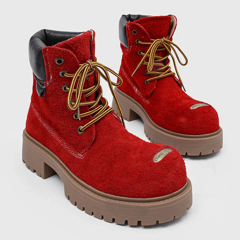 Mossy Green Anti-Slip Combat Boots - Image 13