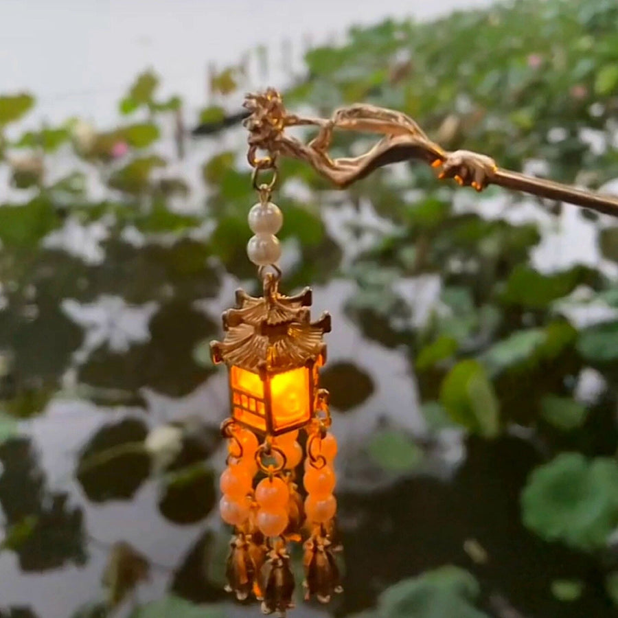 Ancient Style Lantern Hair Pins - Image 3