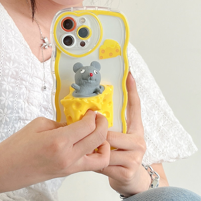 Cheese Lover Mouse iPhone Case