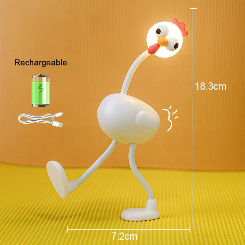 Crazy Chicken Character Night Lamp - Image 5