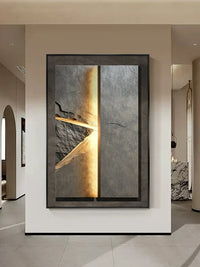 New Rock Texture Led Porcelain Wall Lamp - Image 0