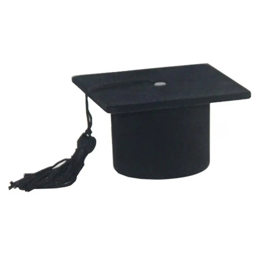 Graduation Cap Shaped Flannel Jewelry Ring Storage Box - Image 5