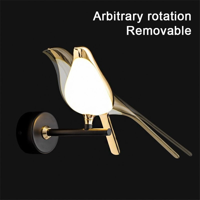 Modern Nordic Wall Bird Lamp - Image 9