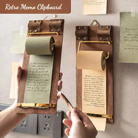 Roll-Note Wooden Clipboard - Image 2