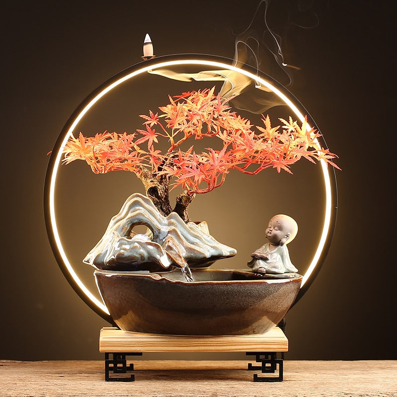 Forest Life Aroma Therapy Waterfall Incense Burner - Image 2