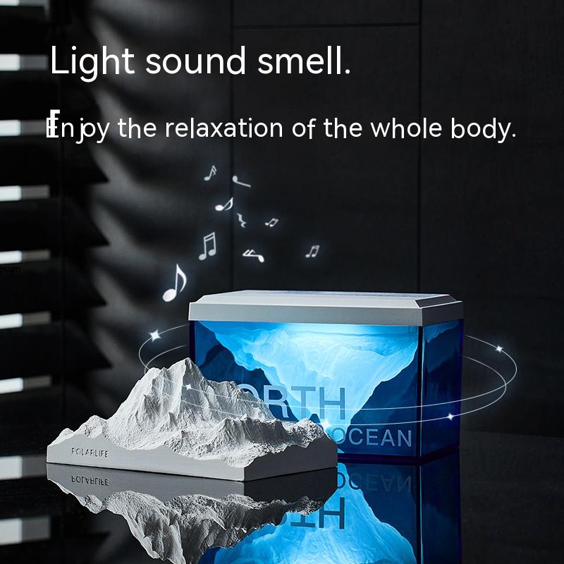 Iceberg Aromatherapy Bluetooth Speaker Night Lamp - Image 4