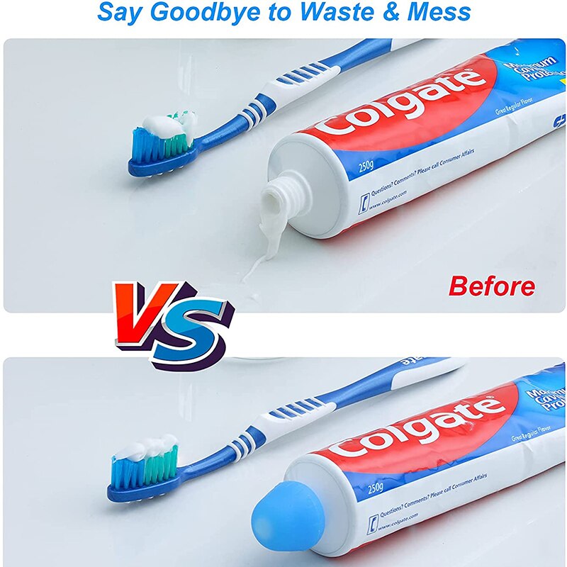 4pcs Anti-Waste Self-Closing Reusable Toothpaste Caps - Image 1
