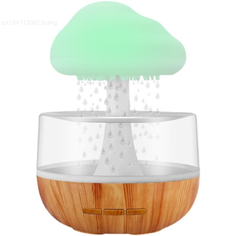 Rain Cloud Mushroom Air Humidifier Night Lamp