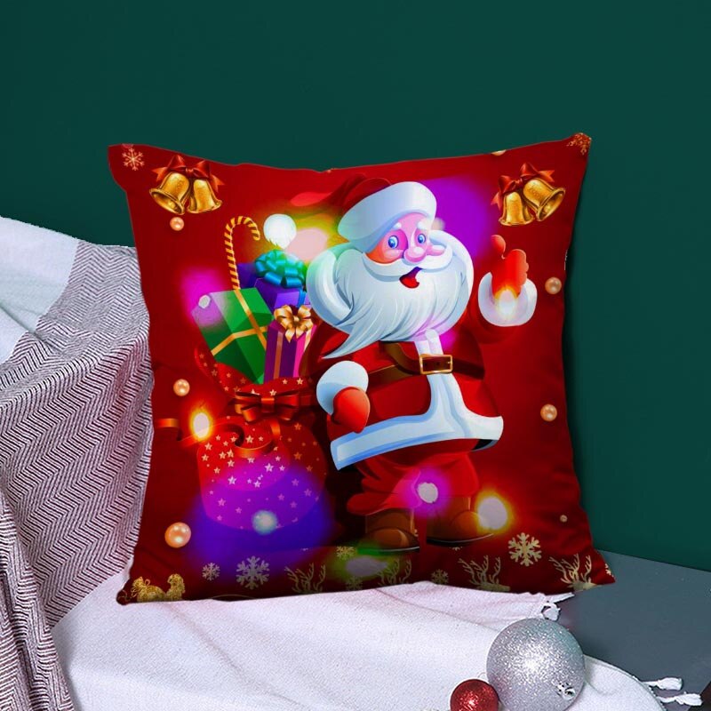 Christmas Series LED Pillow Case