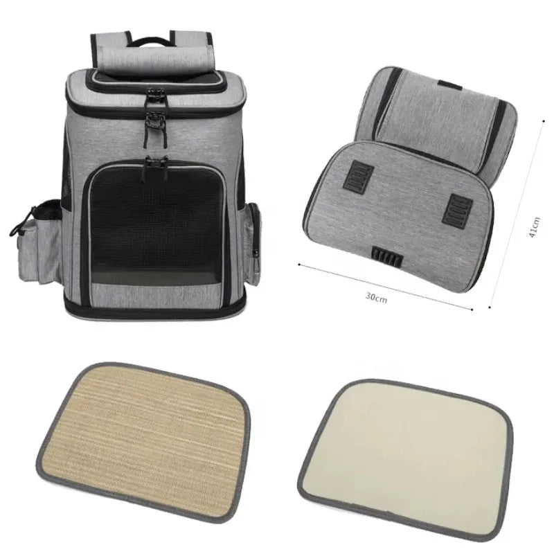 Pet Travel Breathable Expandable Backpack - Image 8