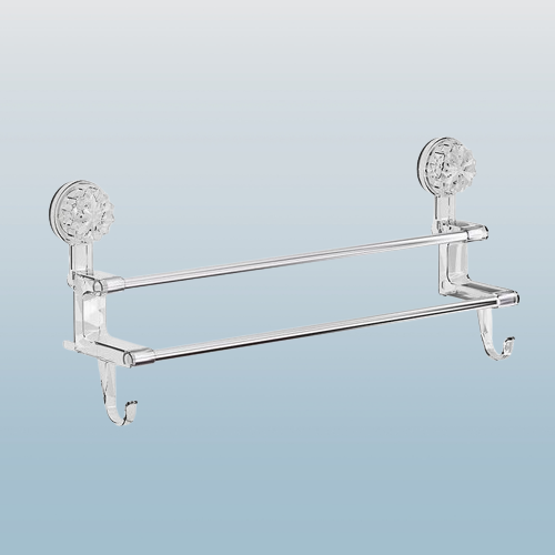 Double Rod Strong Suction Power Towel Rack - Image 9