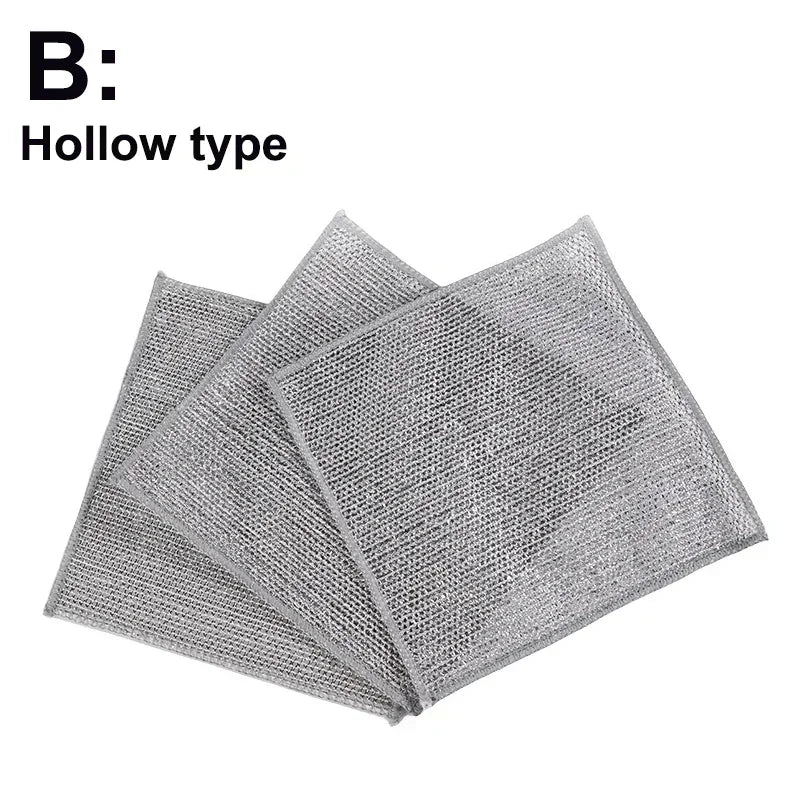 Non-Stick Iron Wipe Double Layer Wire Cleaning Cloth