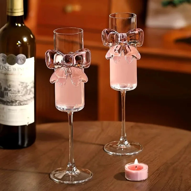 Pink Bow Cute Glass - Image 6