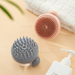 Quick Clean Shampoo Dispenser Hair Massager Brush