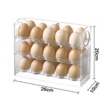 Automatic Flip Egg Storage Rack