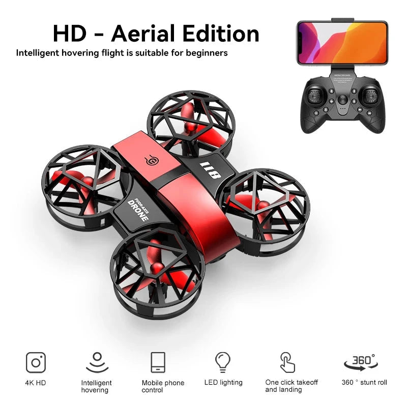 Wide Angle Lens Fully Protected Aerial Photography Drone - Image 6