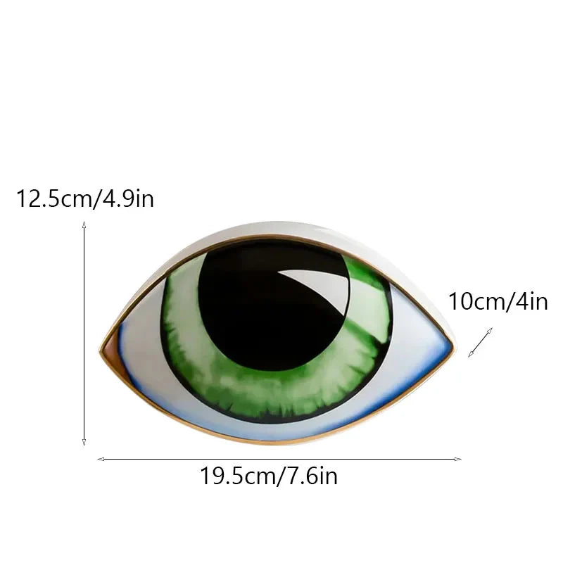 Mystic Eye Sculpture Ceramic Home Decor - Image 7