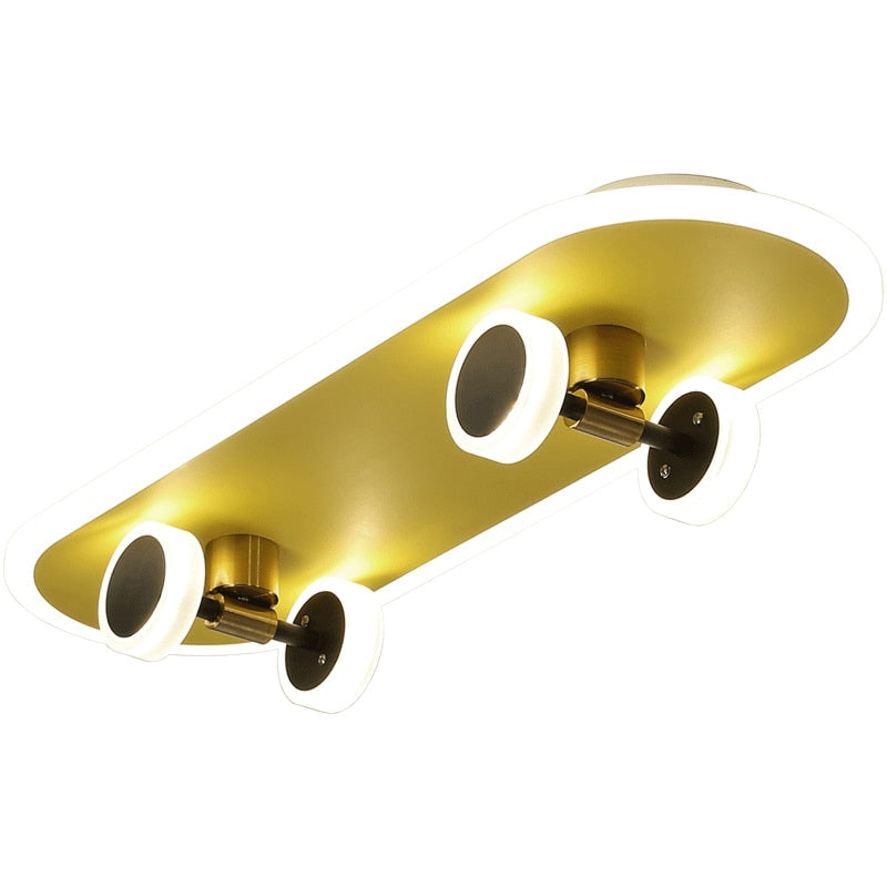 Creative Skateboard Nordic LED Ceiling Light - Image 5
